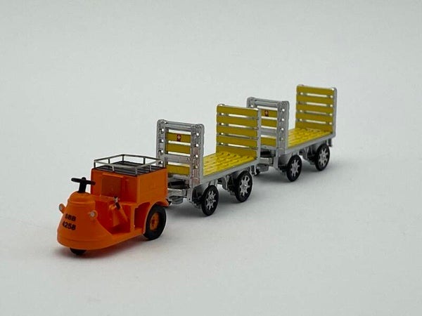 ACE 85.008703 1:87 NEFAG Schlepper 3-Rad mit 2 Anhängern