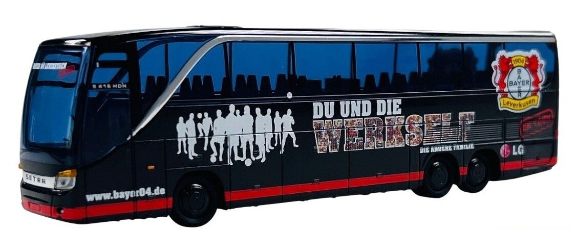 AWM 76623 1:87 Setra S 416 HDH Bus Bayer Leverkusen