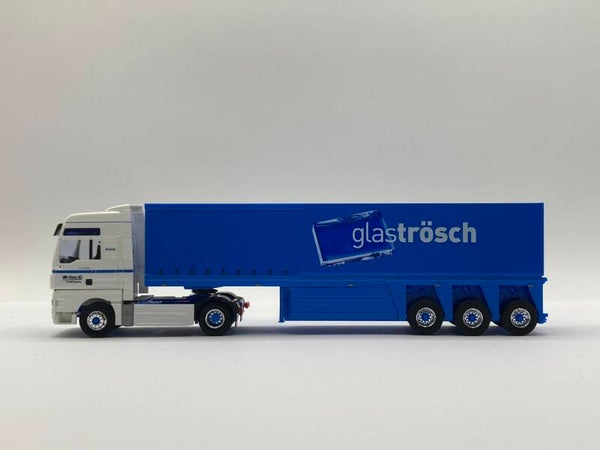 AWM 1:87 MAN TGX Innenlader-SZ Glas Trösch