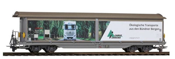 BEMO 2588158 H0 Schiebewandwagen RhB Haik qq-y 5168 "Cargo Grischa"