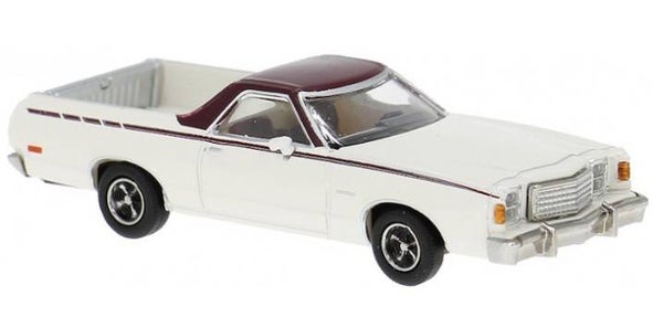 Brekina 18234 1:87 Ford Ranchero Last Edition weiss/dunkelrot Bj 1977