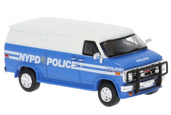 Brekina 18261 1:87 GMC Vandura, NYPD New York Police Departement, Bj 1983