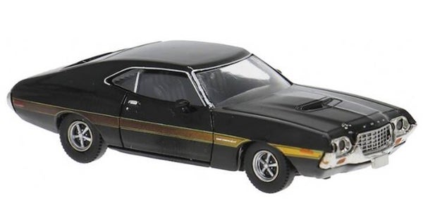 Brekina 18327 1:87 Ford Gran Torino Sport schwarz Bj 1969