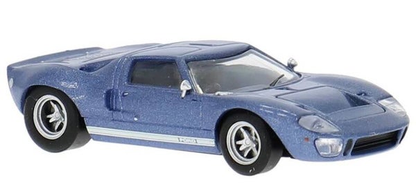 Brekina 18553 1:87 Ford GT40, blau metallic, Bj 1966