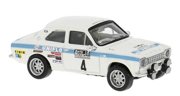 Brekina 19076 1:87 Ford Escort RS 1800 Mk1, No. 4 R.Clark/T.Mason