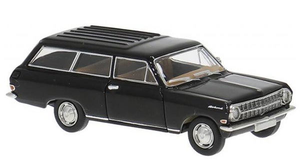 Brekina 20472 1:87 Opel Rekord A CaraVan, schwarz, Bj 1963