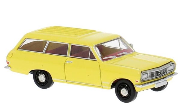 Brekina 20475 1:87 Opel Rekord B CaraVan, hellgelb, Bj 1965