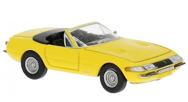 Brekina 22942 1:87 Ferrari 365 GTS/4 Daytona Spider gelb Bj 1971