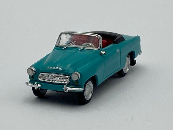 Brekina 27435 1:87 Skkoda Felicia Cabrio, hellblau, Bj 1959