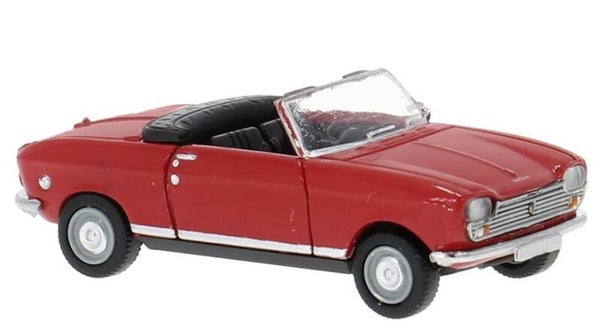 Brekina 29175 1:87 Peugeot 204 Cabriolet offen, rot, Bj 1967