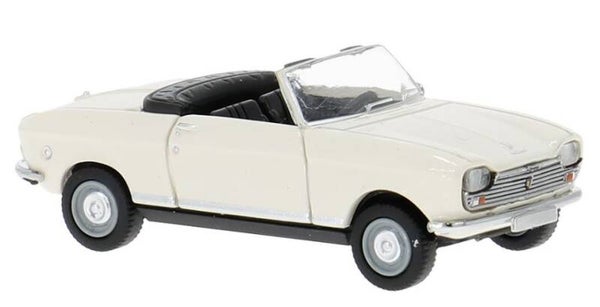 Brekina 29176 1:87 Peugeot 204 Cabriolet offen, weiss, Bj 1967