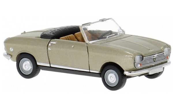 Brekina 29177 1:87 Peugeot 204 Cabriolet, offen, goldfarben, Bj 1967
