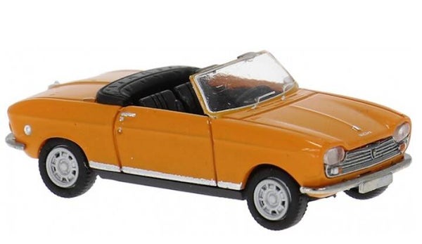 Brekina 29181 1:87 Peugeot 204 Cabriolet offenes Verdeck, orange, Bj 1967