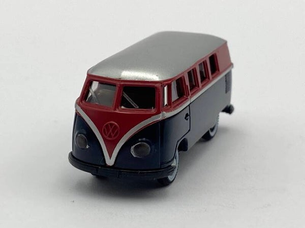 Brekina 3107 1:87 VW T1b Bus schwarz/rot