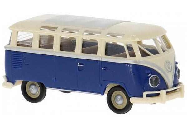 Brekina 31853 1:87 VW T1b Samba hellbeige/blau, Bj 1960
