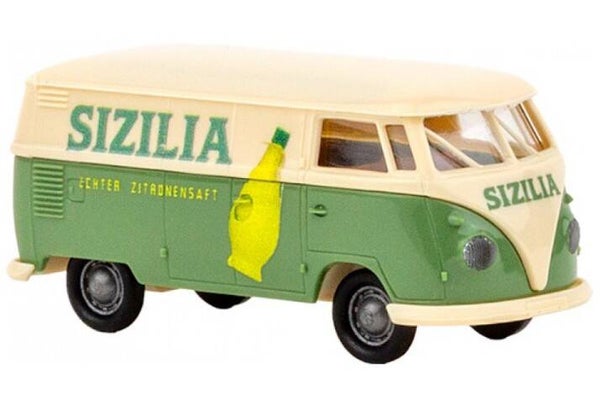 Brekina 32313 1:87 VW T1b Kastenwagen, SIZILIA Zitronensaft, Bj 1960