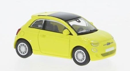 Brekina PCX 870562 1:87 Fiat 500e, hellgelb, Bj 2022
