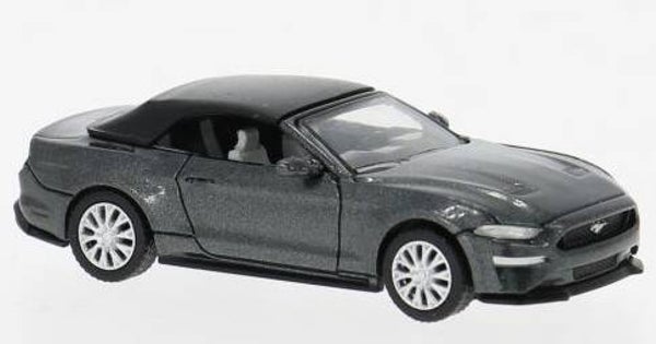Brekina PCX 870567 1:87 Ford Mustang VI Cabriolet dunkelgrau 2020