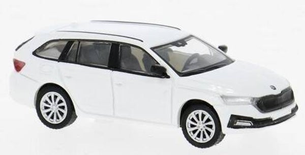 Brekina PCX 870596 1:87 Skoda Octavia IV Combi, weiss, Bj 2019