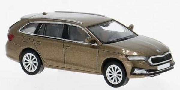 Brekina PCX 870599 1:87 Skoda Octavia IV Combi, dunkelbraun, Bj 2019
