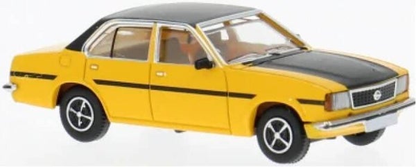 Brekina PCX 870814 1:87 Opel Ascona B dunkelgelb/schwarz Bj 1975