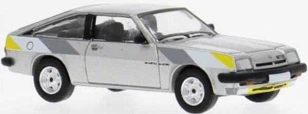 Brekina PCX 871574 1:87 Opel Manta B CC Magic silber mit Dekor Bj 1980
