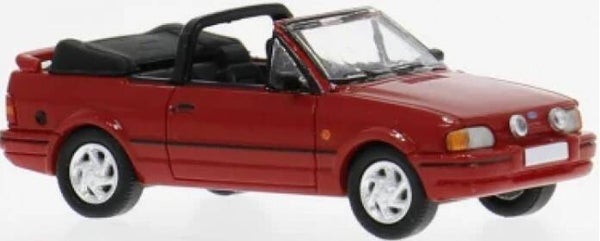 Brekina PCX 871579 1:87 Ford Escort MK IV Cabriolet offen rot Bj 1986