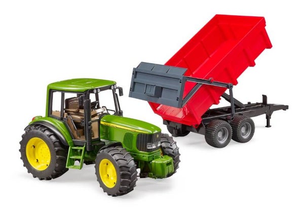 Bruder 02057 John Deere 6920 mit Wannenkippanhänger