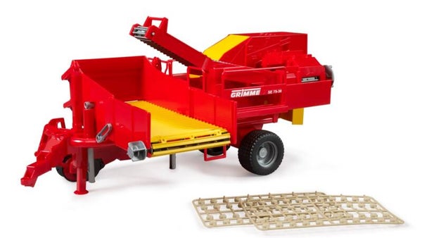 Bruder 02130 Grimme SE 75-30 Kartoffelvollernter mit 80 Kartoffelimitaten
