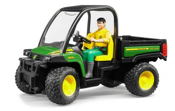 Bruder 02490 John Deere Gator XUV 855D mit Fahrer