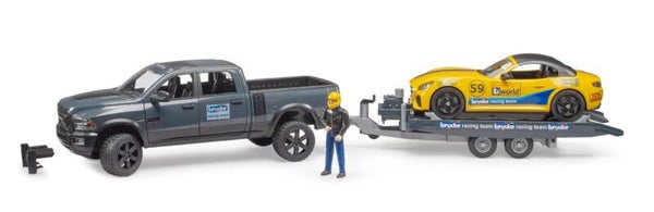 Bruder 02504 RAM 2500 Power Wagon und Roadster Bruder Racing Team