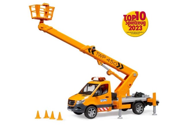 Bruder 02679 MB Sprinter Arbeitsbühne mit Light + Sound Modul