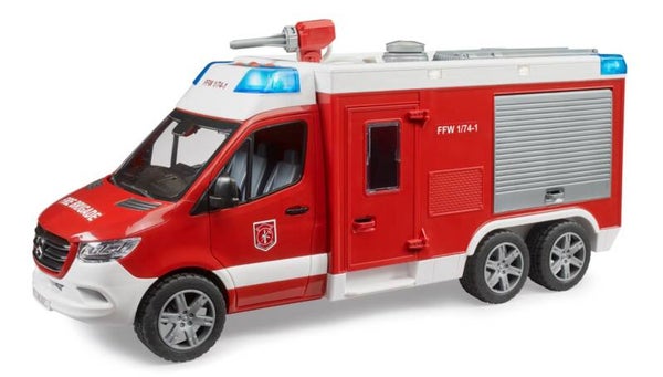 Bruder 02680 MB Sprinter Feuerwehrrüstwagen mit Light & Sound Modul