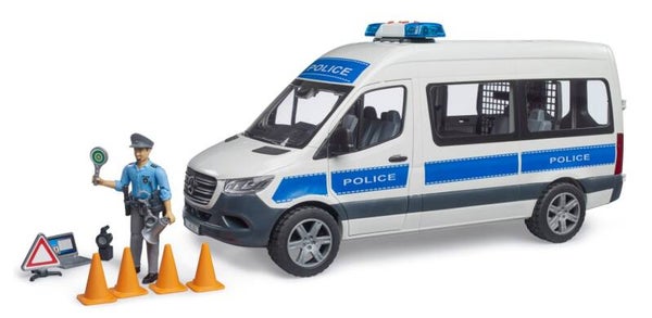 Bruder 02683 MB Sprinter Polizei Einsatzfahrzeug mit Light & Sound Modul