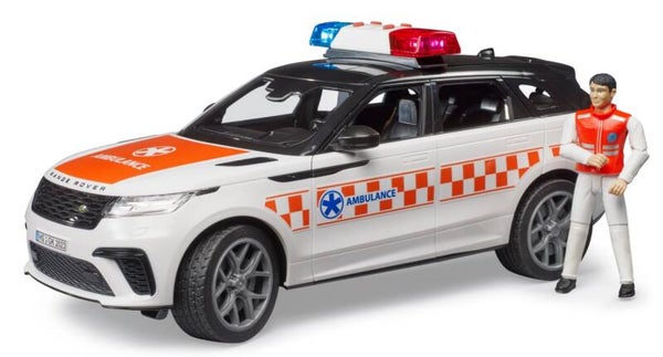 Bruder 02885 Range Rover Velar Notarztfahrzeug mit Fahrer