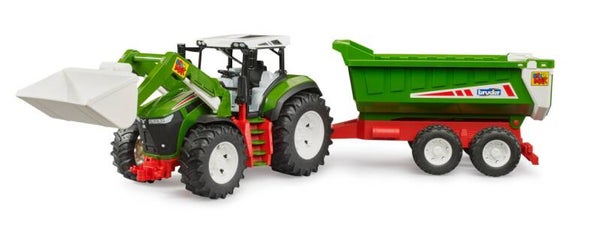 Bruder 03452 OADMAX Traktor mit Frontlader und Kippanhänger