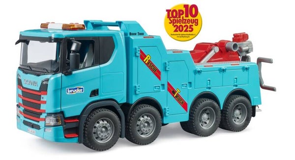 Bruder 03553 Scania Super 560R Berge- und Abschlepp- LKW mit L+S Modul