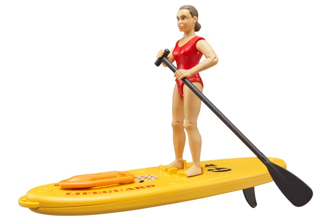 Bruder 62785 bworld Life Guard mit Stand up Paddle
