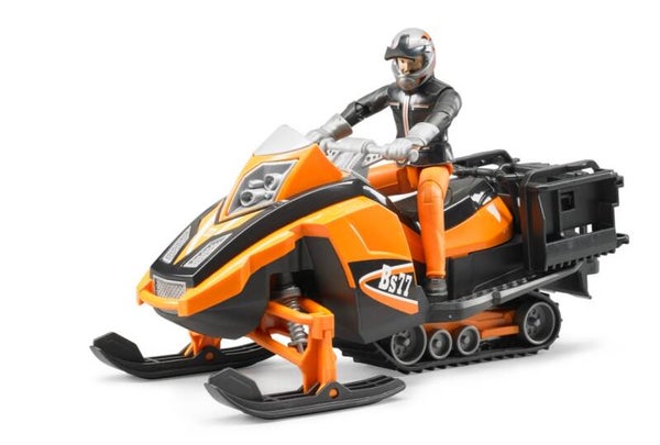 Bruder 63101 Snowmobil mit Fahrer und Ausstattung