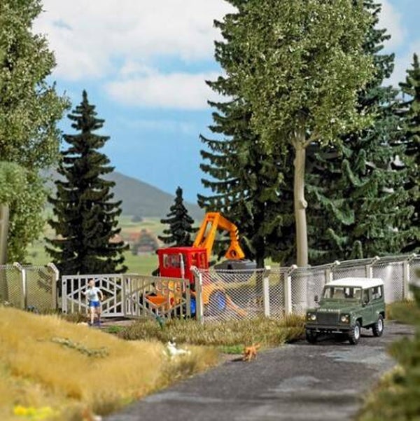 Busch 1019 Industriezaun H0