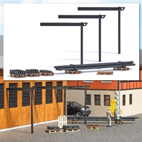 Busch 1815 Paletten mit Maschinenteilen