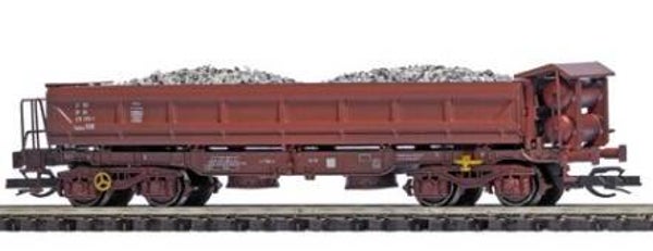 Busch 31424 Zweiseitig-Kippwagen Fakks [6781] mit Schotterladung, gealtert