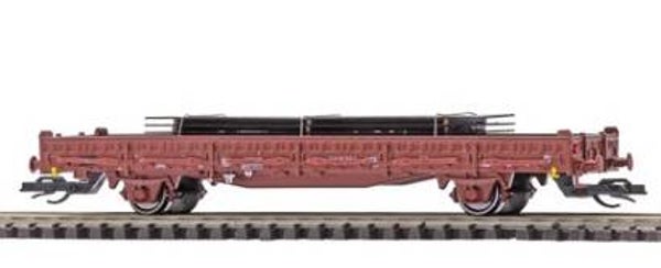 Busch 31515 Flachwagen Ks + Stahlplatten