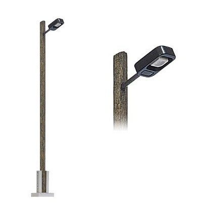 Busch 4159 Straßenleuchte mit Holzmast