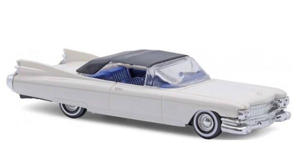 Busch 45134 1:87 Cadillac Eldorado Cabrio geschlossen, weiss/schwarz, Bj 1959
