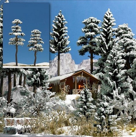 Busch 6155 2 verschneite Kiefern