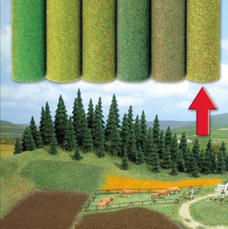 Busch 7236 Gelände-Teppich, Vierfarbig gemischt