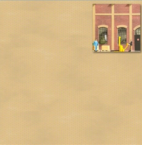 Busch 7446 Dekoplatten Ziegel hell