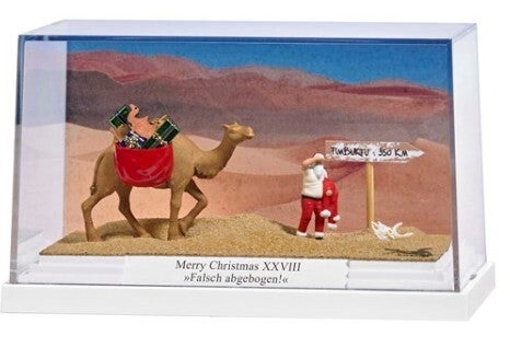 Busch 7630 Diorama Merry Christmas XXVIII »Falsch abgebogen!« H0