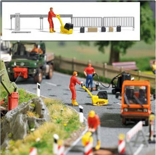 Busch 7804 Action Set: Rüttelplatte